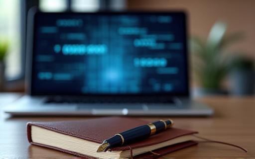 Conceptual representation of digital security and legal precision